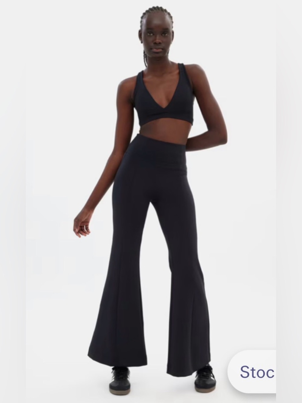 Girlfriend Collective Black Luxe Flare Leggings Size XL